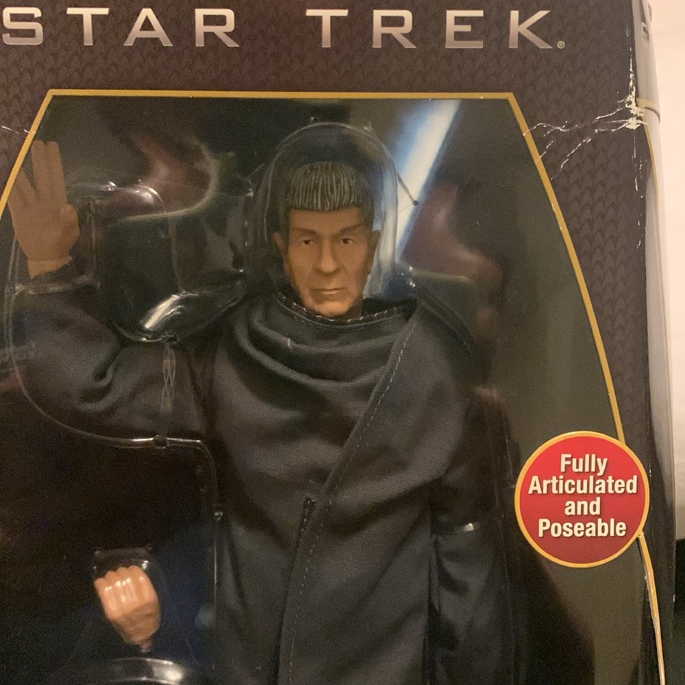 Star Trek; Original Mr. Spock…. Fully articulated and poseable. Never opened.